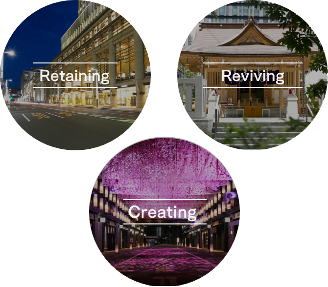 Retaining, Reviving, Creating