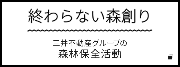 終わらない森創り　三井不動産グループの森林保全活動