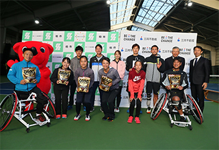 Wheelchair Junior Professional Challenge Tennis presented by 三井不動産開催（2020/11/28　公益財団法人吉田記念テニス研修センター）
