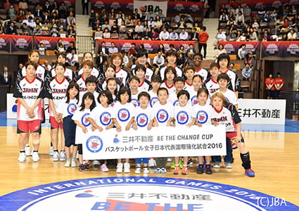 バスケットボール女子日本代表国際強化試合16三井不動産 Be The Change Cup 5月大会 開催 16 05 07 09 10 アオーレ長岡 Basketball 三井不動産 Be The Change