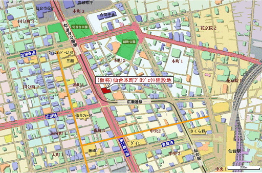 LOVELA(ラブラ)万代周辺地図