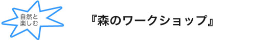 「森のワークショップ」