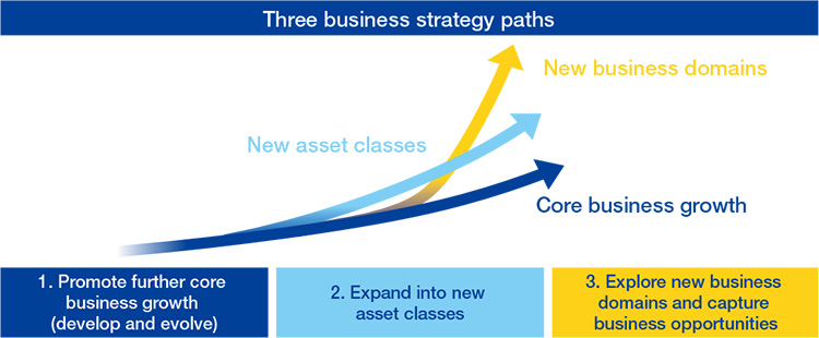 Three business strategy paths