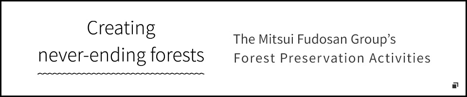 The Mitsui Fudosan Group’s Forest Preservation Activities