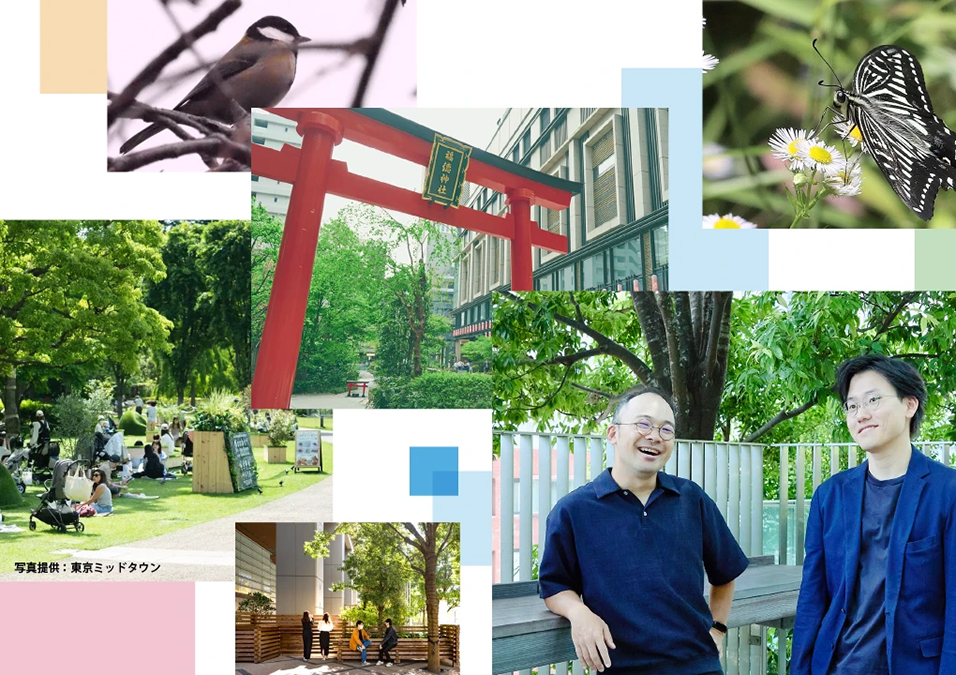 人と街の賑わいをめざして 都心で育む生物多様性